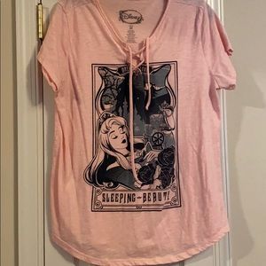 Hot Topic Disney Sleeping Beauty Criss-Cross Top
